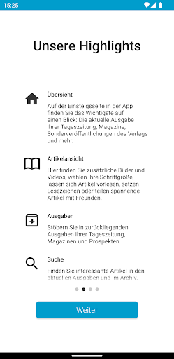 Android application SchwäPo & Tagespost screenshort