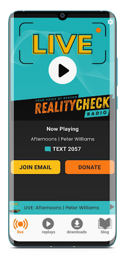 Reality Check Radio Screenshot