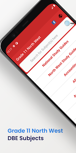 Android application Grade 11 North West Papers screenshort
