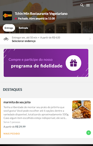 Tchin Min Restaurante Veg Screen 3