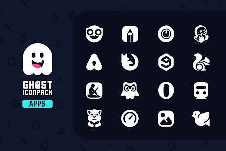 Ghost Icon Pack APK (پچ شده/قفل کامل) 5