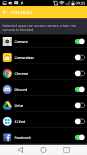 Cameraless - Camera Blocker Screenshot