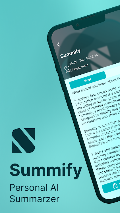AI Text Summarizer - Summify - 1.2.0 - (Android)
