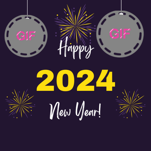 happy new year gif 2024 Download on Windows
