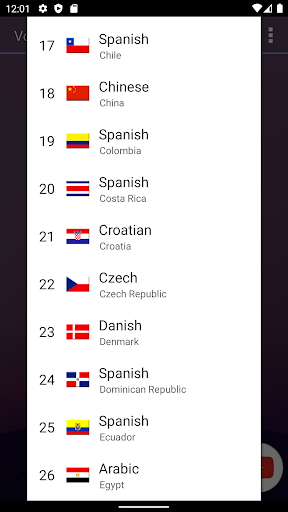 Voice Search Multi-language
