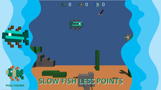 Pixel Fishing Game