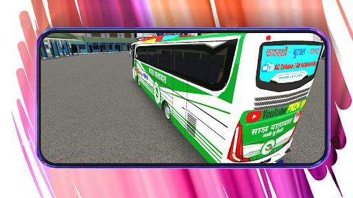 Android application Bus Simulator Nepali Skins/Map screenshort