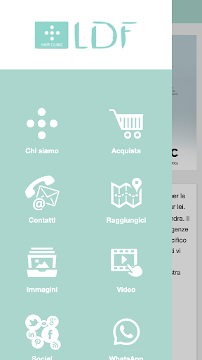 Android application LDF Hair Clinic screenshort