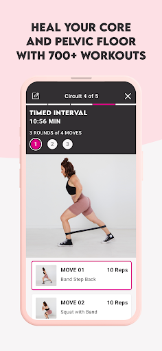 Screenshot of Get Mom Strong