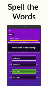 Spelling Bee: Word Quiz Game