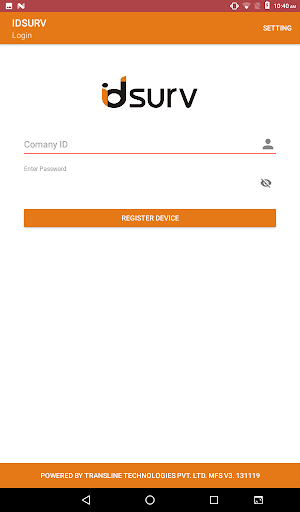 Android application id1 Mobile MT screenshort