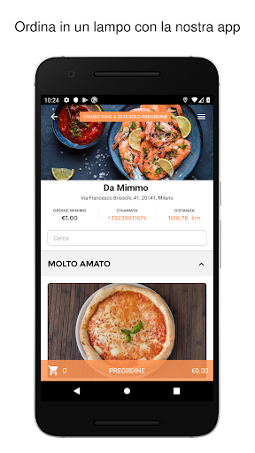 Android application Da Mimmo screenshort