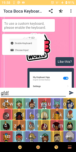 Toca Boca Theme Keyboard