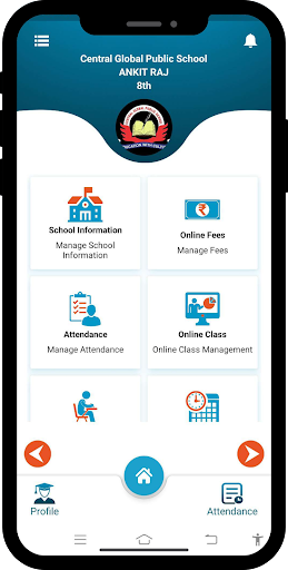 CentralGlobalPublicSchool Screen 3