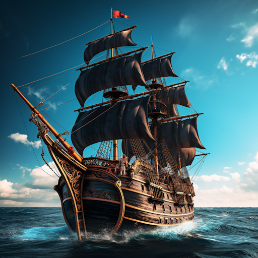 Pirate Ship Caribbean Treasure