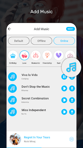 Photo Video Maker with Music Screen 3
