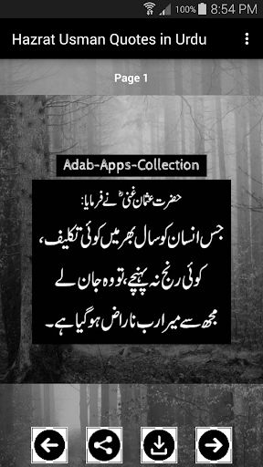 Hazrat Usman Quotes in Urdu Screen 2