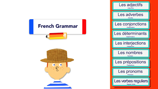 Android application French Grammar screenshort