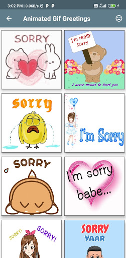 Sorry Images Stickers Photo Status