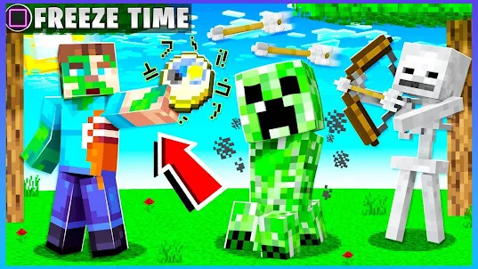 Time Stop mod Minecraft