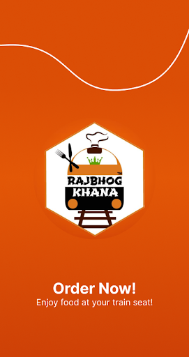 Android application Rajbhog Khana - food on train screenshort