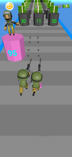 Android application Army Merge Gun Run screenshort