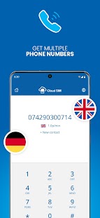 Cloud SIM: Second Phone Number Capture d'écran