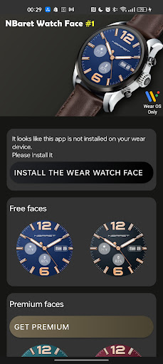Android application NBaret n1 Watch Face screenshort