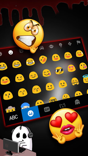 Skeleton Love Keyboard Backgro Screen 3