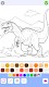 screenshot of Dino Coloring: Dinosaur games