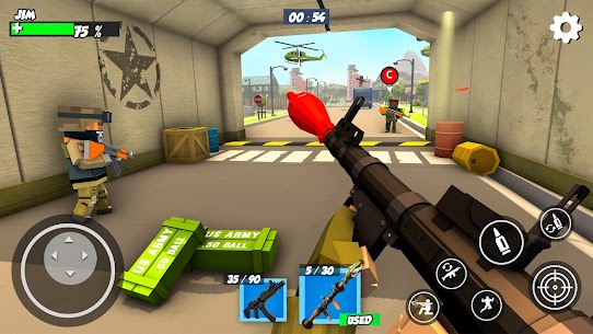 Download FPS Police Gun Game: PIXEL War MOD APK (Unlimited Money, Gems) Hack Android/iOS 2