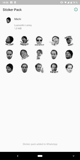 Michi Stickers for WhatsApp