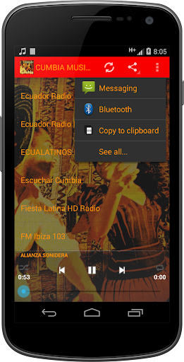 CUMBIA MUSIC Radio Screen 3