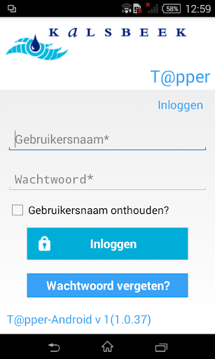 Android application T@pper screenshort