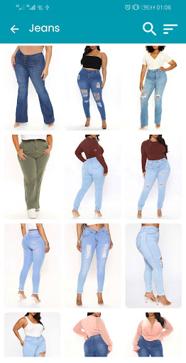 Plus size jeans for women