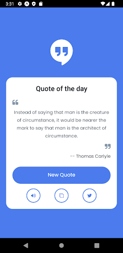 Android application Quote Plus - Life lessons screenshort