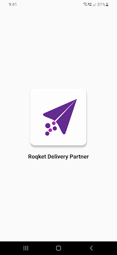 Android application Roqket Delivery Partner screenshort