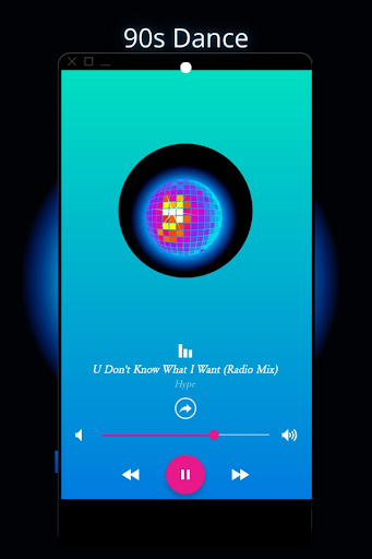 90s Dance Music App Screen 3