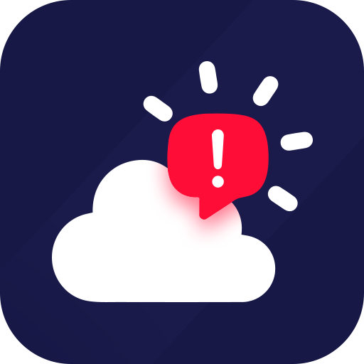 Weather Rain Temperature Alert logo