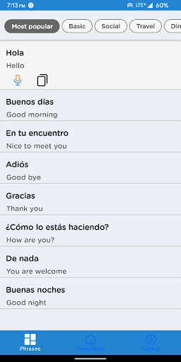 english to spanish translation