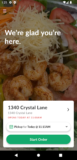 Android application Mayta's Cafe screenshort