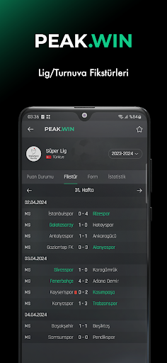 PeakWin Canlı Maçlar Screenshot
