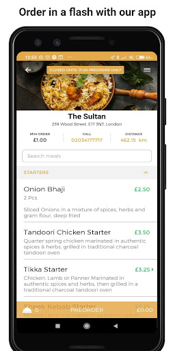 Android application The Sultan screenshort