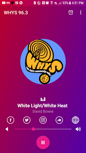 WHYS Radio Screen 2