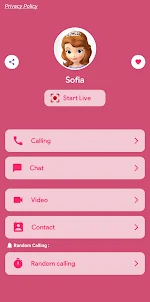 Sofia with Fake Call Chat
