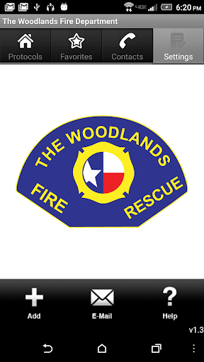 Android application The Woodlands Fire Department screenshort