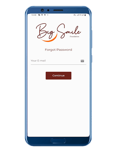 Android application Big Smile Foundation NGO screenshort