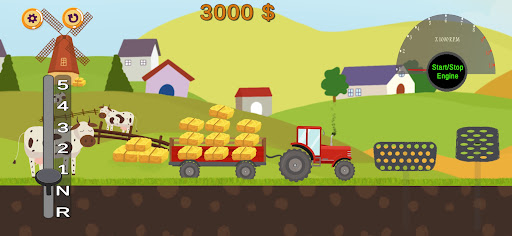 Android application Happy Truck : GearBox Car Game screenshort