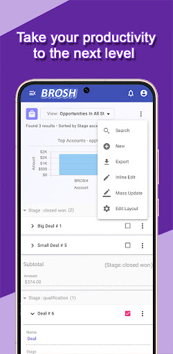 BROSH CRM PRO Screen 2