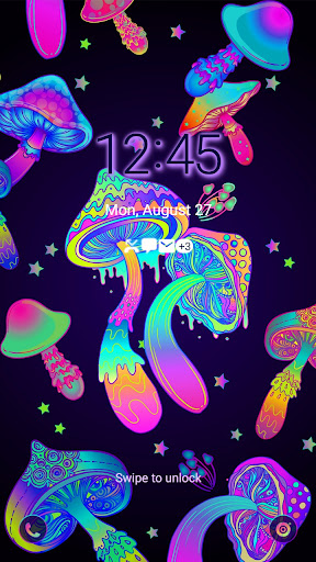 Android application Colorful Mushroom - Wallpaper screenshort